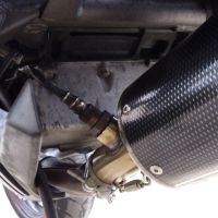Pot echappement compatible avec Kawasaki Versys 650 2006-2014, M3 Inox , Pot Échappement slip-on homologué, légal, avec db killer amovible, tuyau de liaison et catalyseur 
