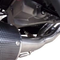 GPR pot echappement compatible avec  Kawasaki Er 6 N - F  2012-2016, New Grand Prix Evo Poppy, Homologué et légal, système d'échappement complet avec catalyseur et db killer amovible 