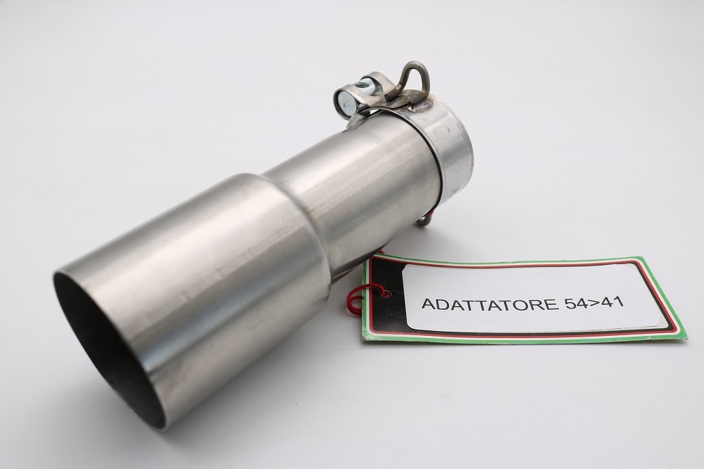Pot echappement compatible avec Cafè Racer Cafè Racer 1980-2021, Accessorio - Accessory, Tube conextion adaptateur de diam. 54 > 41 