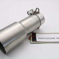 Pot echappement compatible avec Cafè Racer Cafè Racer 1980-2021, Accessorio - Accessory, Tube conextion adaptateur de diam. 54 > 41 
