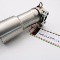 Pot echappement compatible avec Cafè Racer Cafè Racer 1980-2021, Accessorio - Accessory, Tube conextion adaptateur de diam. 54 > 45 