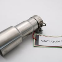 Pot echappement compatible avec Cafè Racer Cafè Racer 1980-2021, Accessorio - Accessory, Tube conextion adaptateur de diam. 54 > 38 