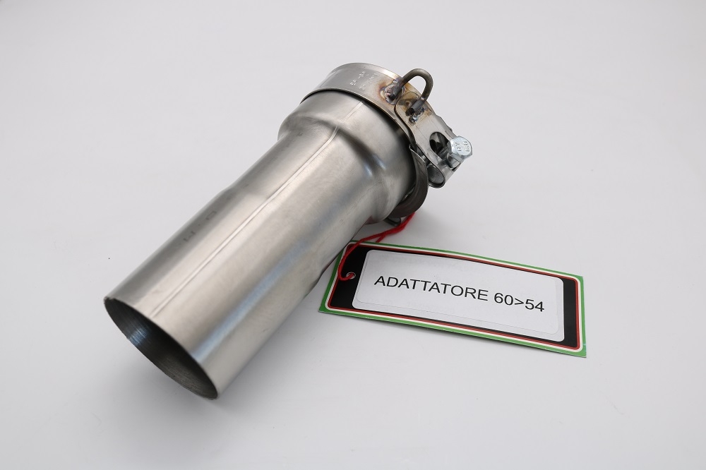 Pot echappement compatible avec Cafè Racer Cafè Racer 1980-2021, Accessorio - Accessory, Tube conextion adaptateur de diam. 60 > 54 