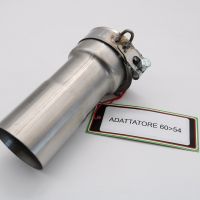 Pot echappement compatible avec Cafè Racer Cafè Racer 1980-2021, Accessorio - Accessory, Tube conextion adaptateur de diam. 60 > 54 