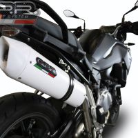 Pot echappement compatible avec Bmw F 750 Gs 2018-2020, Albus Evo4, Échappement légal, homologué,silencieux avec db killer amovible et tuyau de liaison spécifique 