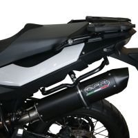 Pot echappement compatible avec Bmw F 800 Gs 2008-2015, Furore Nero, Échappement légal, homologué,silencieux avec db killer amovible et tuyau de liaison spécifique 