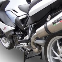 GPR pot echappement compatible avec  Bmw F 800 Gt 2017-2019, New Grand Prix Evo Titanium, Échappement légal, homologué,silencieux avec db killer amovible et tuyau de liaison spécifique 