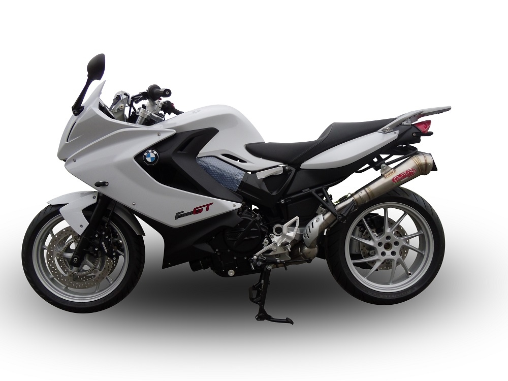 Pot echappement compatible avec Bmw F 800 Gt 2012-2016, Powercone Evo, Échappement légal, homologué,silencieux avec db killer amovible et tuyau de liaison spécifique 
