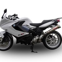 Pot echappement compatible avec Bmw F 800 Gt 2012-2016, Powercone Evo, Échappement légal, homologué,silencieux avec db killer amovible et tuyau de liaison spécifique 