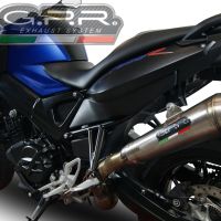 Pot echappement compatible avec Bmw F 800 R 2009-2014, Powercone Evo, Échappement légal, homologué,silencieux avec db killer amovible et tuyau de liaison spécifique 