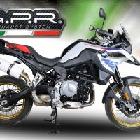 Pot echappement compatible avec Bmw F 900 Gs Adventure 2024-2025, Albus Evo4, Échappement légal, homologué,silencieux avec db killer amovible et tuyau de liaison spécifique 
