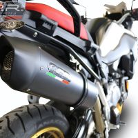Pot echappement compatible avec Bmw F 900 Gs Adventure 2024-2025, Furore Evo4 Nero, Échappement légal, homologué,silencieux avec db killer amovible et tuyau de liaison spécifique 