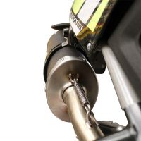 Pot echappement compatible avec Fantic Motor 125 M Performance 2019-2020, Furore Nero, Échappement légal, homologué,silencieux avec db killer amovible et tuyau de liaison spécifique 