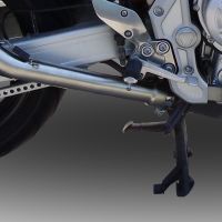 Pot echappement compatible avec Yamaha Fzs 1000 Fazer 2001-2005, Deeptone Inox, Échappement légal, homologué,silencieux avec db killer amovible et tuyau de liaison spécifique 