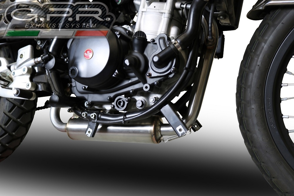 Pot echappement compatible avec F.B. Mondial Sport Classic 125 -Pagani 1948 2021-2023, Decatalizzatore, Suppresseur de cataliseu, décatalyseurr, article sans homologation 