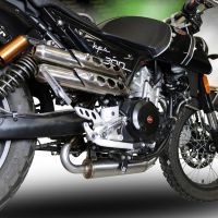 Pot echappement compatible avec F.B. Mondial Hps 300 2018-2019, Decatalizzatore, Suppresseur de cataliseu, décatalyseurr, article sans homologation 
