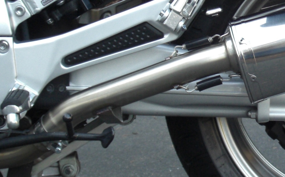 Pot echappement compatible avec Yamaha Fjr 1300 2001-2005, Trioval, Paire de pot d'échappement homologuées, livrées avec db killer amovible et raccords spécifiques 