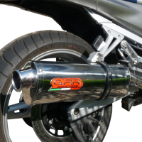 Pot echappement compatible avec Yamaha Fjr 1300 2001-2005, Trioval, Paire de pot d'échappement homologuées, livrées avec db killer amovible et raccords spécifiques 