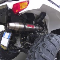 Pot echappement compatible avec Polaris Predator 500 2003-2010, Deeptone Atv, Échappement légal, homologué,silencieux avec db killer amovible et tuyau de liaison spécifique 