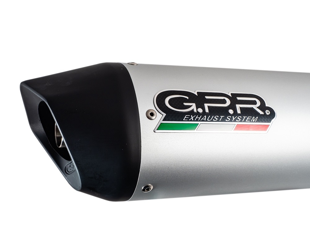 Pot echappement compatible avec Tuning TUNING 1980-2021, Furore alluminio, Silencieux racing à adapter au collecteur d'origine, livré avec db killer amovible 