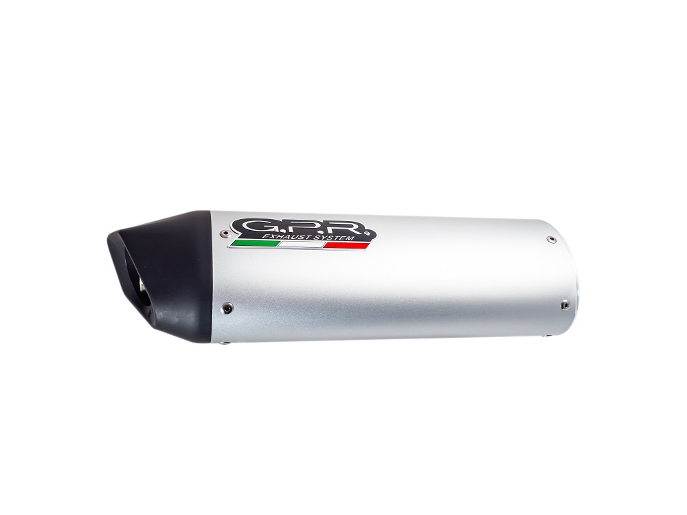 Pot echappement compatible avec Tuning TUNING 1980-2021, Furore alluminio, Silencieux racing à adapter au collecteur d'origine, livré avec db killer amovible 