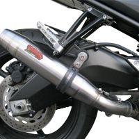 Pot echappement compatible avec Yamaha Fz 8 2010-2016, Deeptone Inox, Échappement légal, homologué,silencieux avec db killer amovible et tuyau de liaison spécifique 