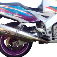 Pot echappement compatible avec Yamaha Fzr 1000 Ex-Up 1989-1990, Trioval, Échappement légal, homologué,silencieux avec db killer amovible et tuyau de liaison spécifique 
