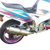 Pot echappement compatible avec Yamaha Fzr 1000 Ex-Up 1989-1990, Trioval, Échappement légal, homologué,silencieux avec db killer amovible et tuyau de liaison spécifique 