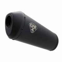 Pot echappement compatible avec Cafè Racer Cafè Racer 1980-2021, Ghisa Cafè Racer, Silencieux racing à adapter au collecteur d'origine, livré avec db killer amovible 