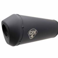 Pot echappement compatible avec Cafè Racer Cafè Racer 1980-2021, Ghisa Cafè Racer, Silencieux racing à adapter au collecteur d'origine, livré avec db killer amovible 