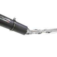 Pot echappement compatible avec Yamaha T-Max 500 2001-2011, Furore Nero, Homologué et légal, système d'échappement complet avec catalyseur et db killer amovible 