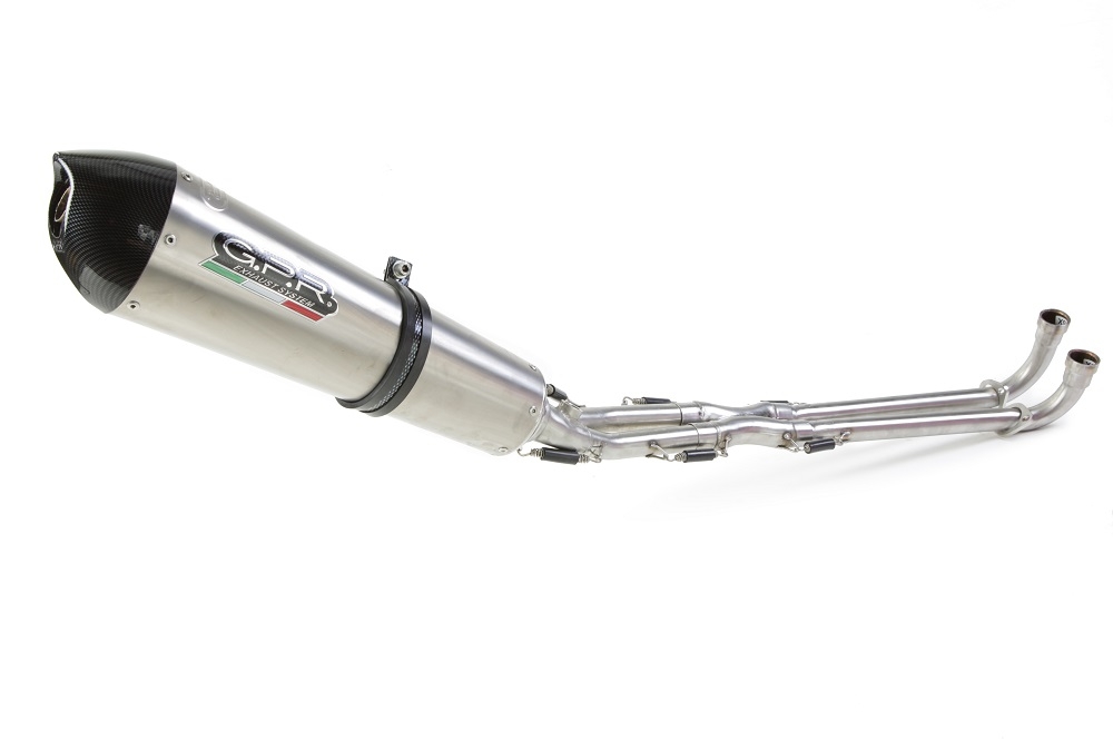 GPR pot echappement compatible avec  Yamaha T-Max 530 2012-2016, New Grand Prix Evo Titanium, Homologué et légal, système d'échappement complet avec catalyseur et db killer amovible 