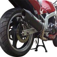 Pot echappement compatible avec Suzuki Gs 500 E - F 1989-2007, Furore Nero, Échappement légal, homologué,silencieux avec db killer amovible et tuyau de liaison spécifique 
