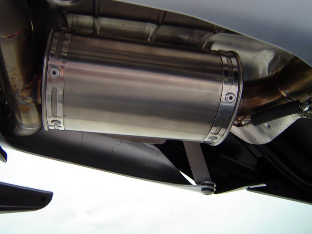 Pot echappement compatible avec Suzuki Gsr 600 2006-2011, Titanium Oval , Échappement légal, homologué,silencieux avec db killer amovible et tuyau de liaison spécifique 
