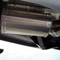 Pot echappement compatible avec Suzuki Gsr 600 2006-2011, Titanium Oval , Échappement légal, homologué,silencieux avec db killer amovible et tuyau de liaison spécifique 
