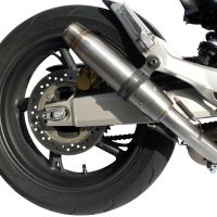 Pot echappement compatible avec Honda Cbr 600 F 2011-2014, Deeptone Inox, Échappement légal, homologué,silencieux avec db killer amovible et tuyau de liaison spécifique 