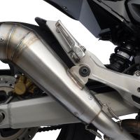 Pot echappement compatible avec Honda Cbr 600 F 2011-2014, Powercone Evo, Échappement légal, homologué,silencieux avec db killer amovible et tuyau de liaison spécifique 