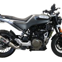 Pot echappement compatible avec Husqvarna Vitpilen 401 2021-2023, Deeptone Inox, Échappement légal, homologué,silencieux avec db killer amovible et tuyau de liaison spécifique 