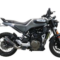 Pot echappement compatible avec Husqvarna Svartpilen 401 2021-2023, M3 Black Titanium, Échappement légal, homologué,silencieux avec db killer amovible et tuyau de liaison spécifique 