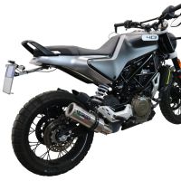 Pot echappement compatible avec Husqvarna Vitpilen 401 2020-2020, M3 Inox , Échappement légal, homologué,silencieux avec db killer amovible et tuyau de liaison spécifique 