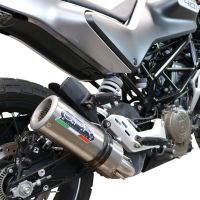 Pot echappement compatible avec Husqvarna Vitpilen 401 2020-2020, M3 Inox , Échappement légal, homologué,silencieux avec db killer amovible et tuyau de liaison spécifique 