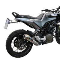 Pot echappement compatible avec Husqvarna Vitpilen 401 2020-2020, Powercone Evo, Échappement légal, homologué,silencieux avec db killer amovible et tuyau de liaison spécifique 