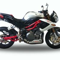 Pot echappement compatible avec Benelli Tnt 1130 2008-2016, Tiburon Poppy, Échappement légal, homologué,silencieux avec db killer amovible et tuyau de liaison spécifique 