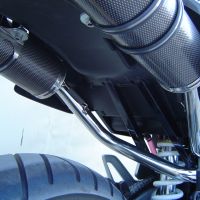 Pot echappement compatible avec Honda Fmx 650 2005-2008, Inox Tondo, Paire de pot d'échappement homologuées, livrées avec db killer amovible, catalyseurs et raccords spécifiques 