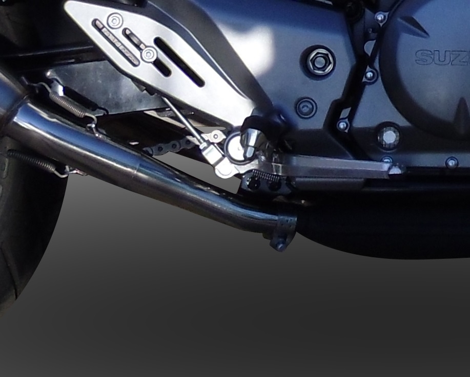 Pot echappement compatible avec Suzuki Gw 250 F Inazuma 2012-2017, Albus Ceramic, Paire de pot d'échappement homologuées, livrées avec db killer amovible et raccords spécifiques 