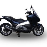 GPR pot echappement compatible avec  Honda Integra 750 2014-2015, New Grand Prix Evo Titanium, Échappement légal, homologué,silencieux avec db killer amovible et tuyau de liaison spécifique 
