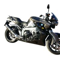 Pot echappement compatible avec Bmw K 1300 S -R 2009-2014, Furore Poppy, Échappement légal, homologué,silencieux avec db killer amovible et tuyau de liaison spécifique 