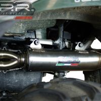 GPR pot echappement compatible avec  Kawasaki KVF 750 2005-2011, Deeptone Atv, Homologué et légal, système d'échappement complet, avec db killer amovible 