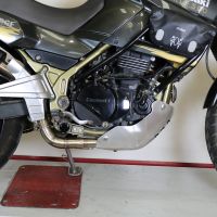 Pot echappement compatible avec Kawasaki Kle 500 1991-2007, Decatalizzatore, Suppresseur de cataliseu, décatalyseurr, article sans homologation 