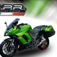 Pot echappement compatible avec Kawasaki Z 1000 Sx 2017-2020, Powercone Evo, Paire de pot d'échappement homologuées, livrées avec db killer amovible et raccords spécifiques 